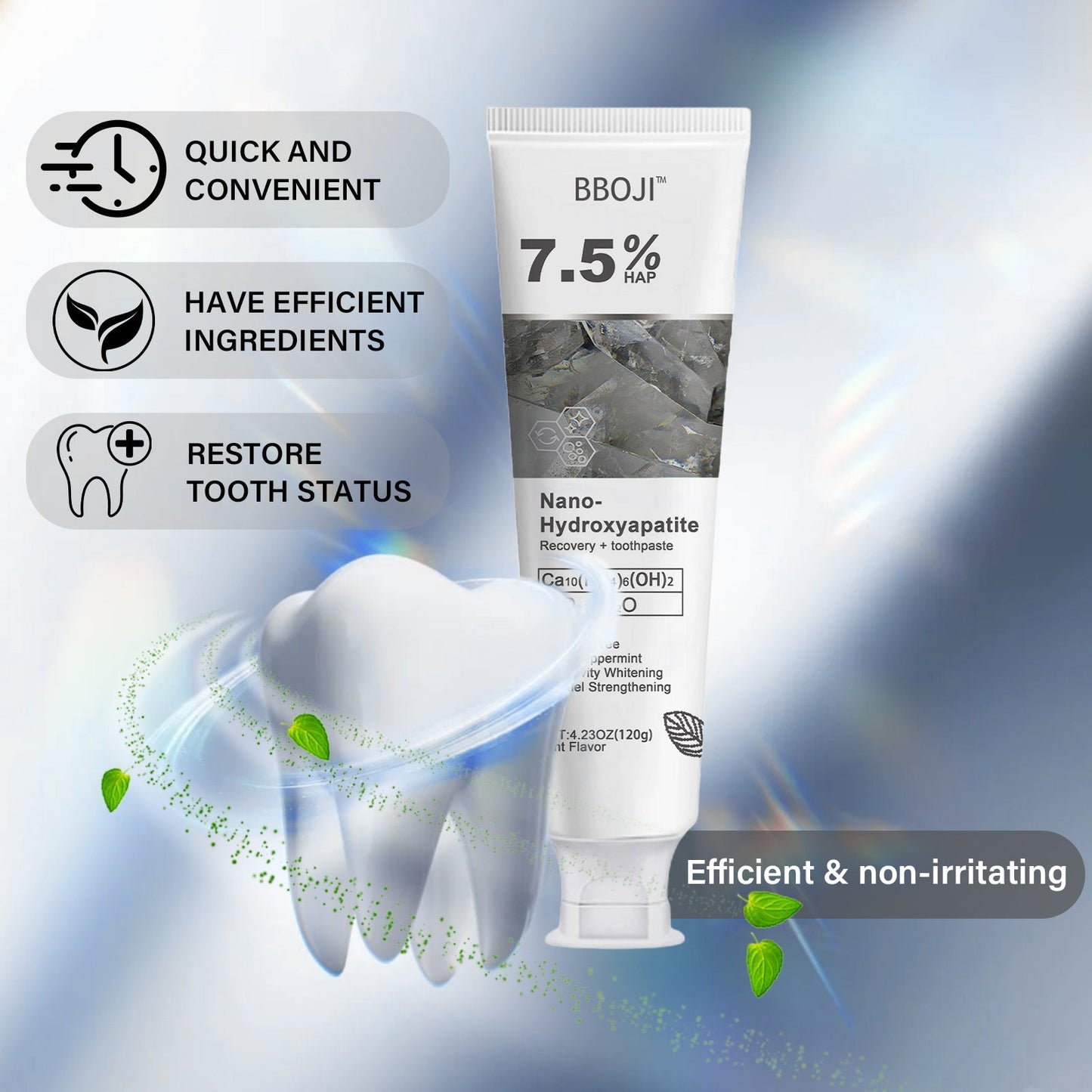 Fluoride-Free Hydroxyapatite Toothpaste - Veluzor